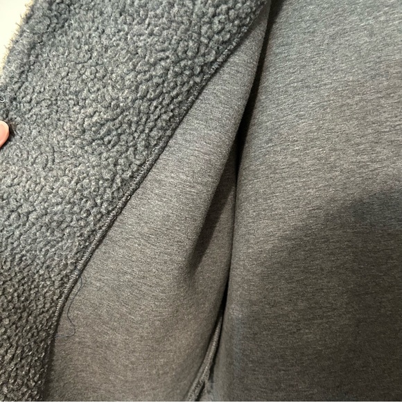 Madewell Bonded Sherpa Cocoon Coat - Picture 8 of 10